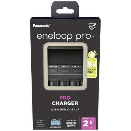 Panasonic Eneloop BQ-CC65E Battery Charger DC 5V - Fast, Efficient, and Reliable Charging Solution! 